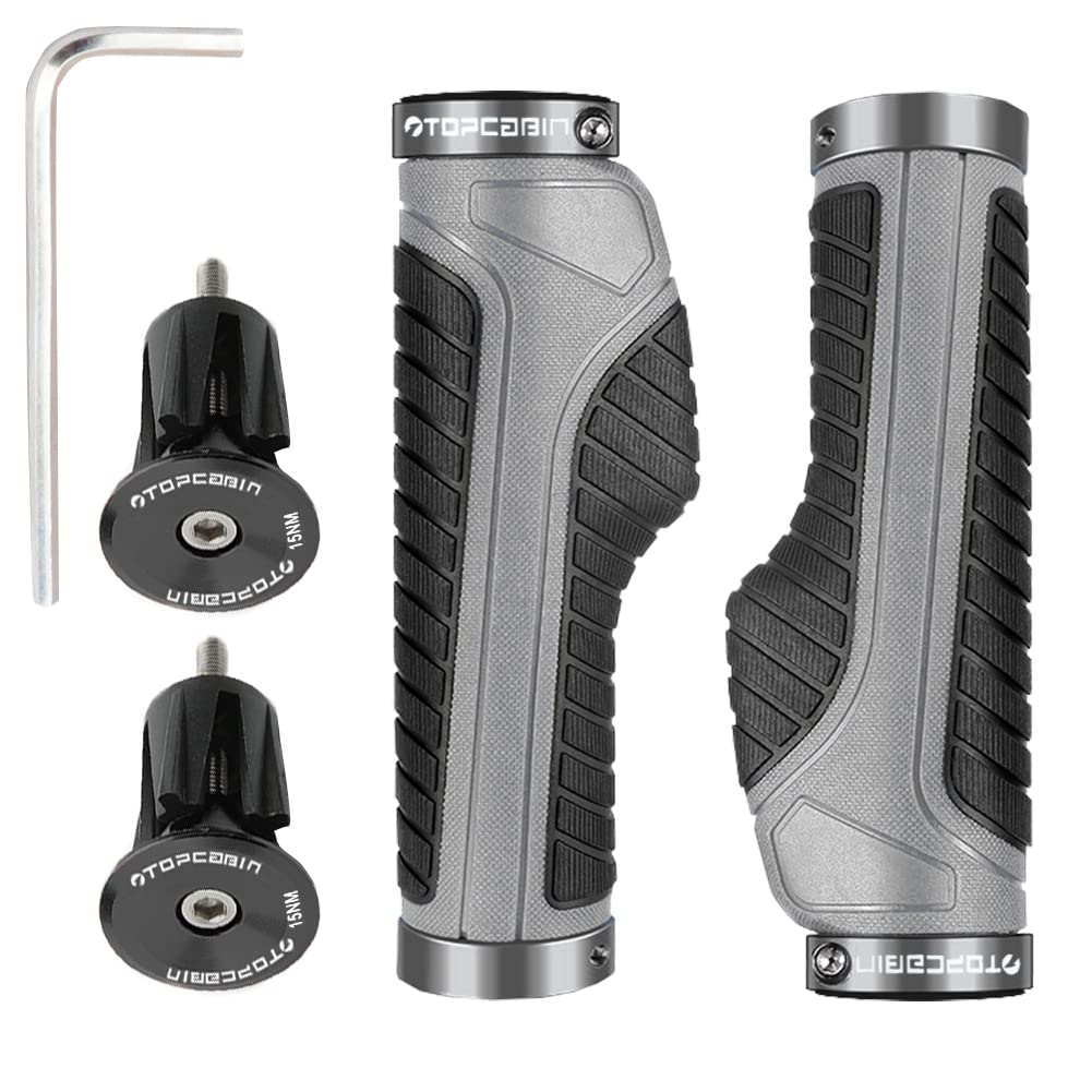 Ergonomic Bike Grips with Aluminum Lock for MTB and Road Bikes
