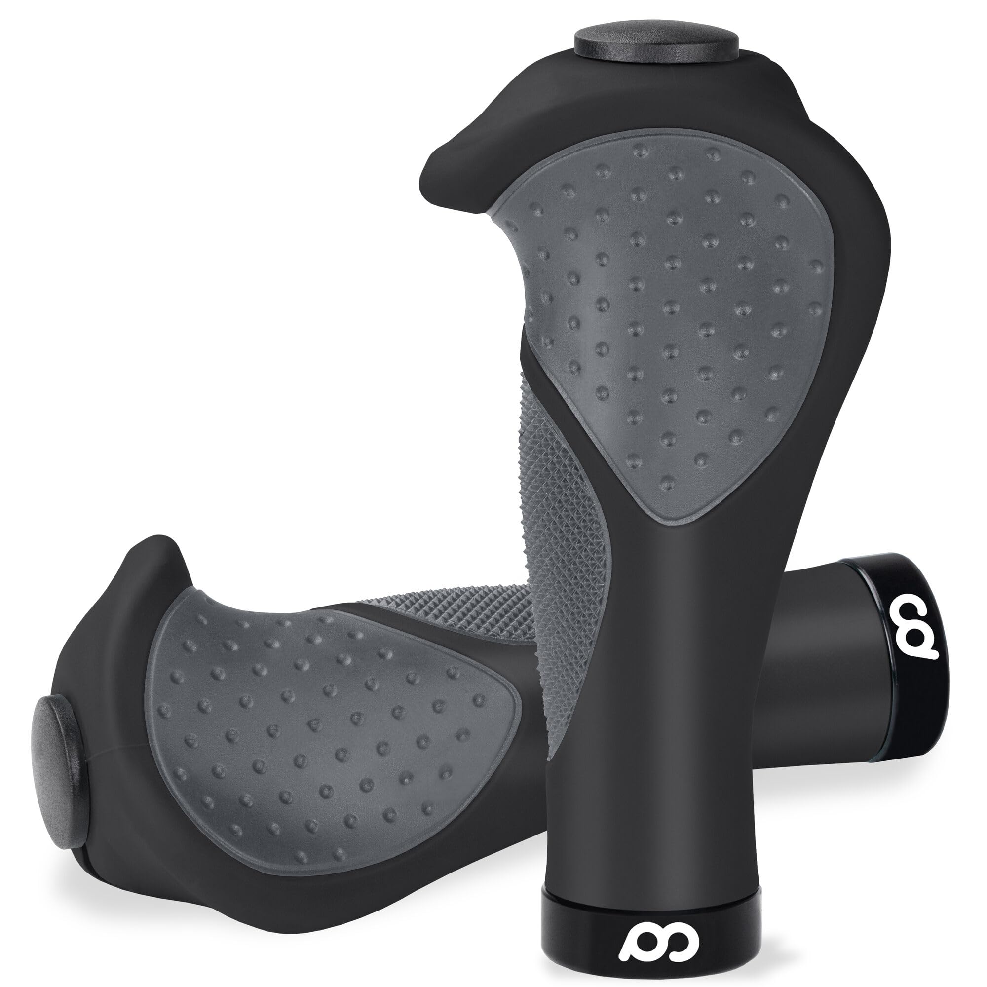 Ergonomic Anti-Slip Mountain Bike Grips with Soft Gel Material